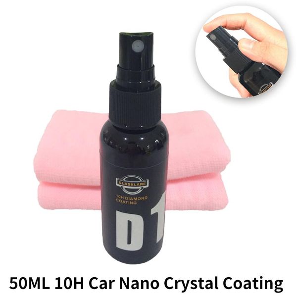 

10h 50 ml ceramic automotive coating car nano ceramic coating paint anti scratch car liquid hydrophobic glass polish