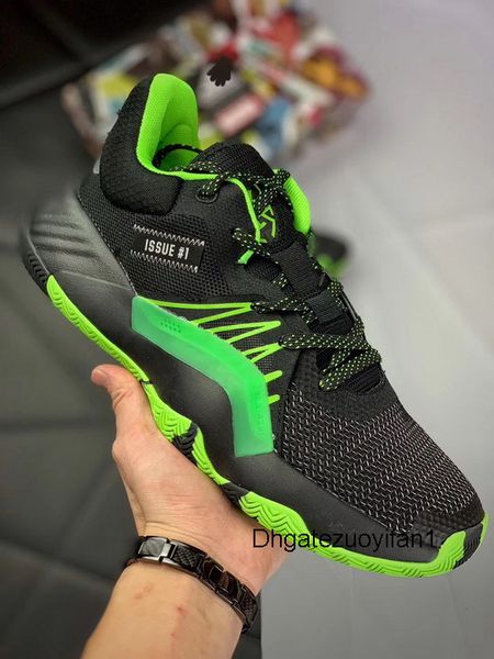 

men don issue 1 stealth spider man basketball shoes sports training sneakers size 40-46