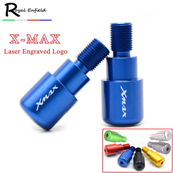 

red blue golden black gray xmax motorbike handler bar cnc motorcycle handlebar ends grips slider for yamaha x-max 125 2016-2017