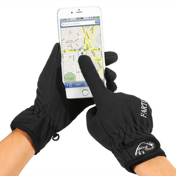 

# touch screen gloves winter sports warm soft gloves thick texting fleece glove for running hiking skiing mountaineer cycling