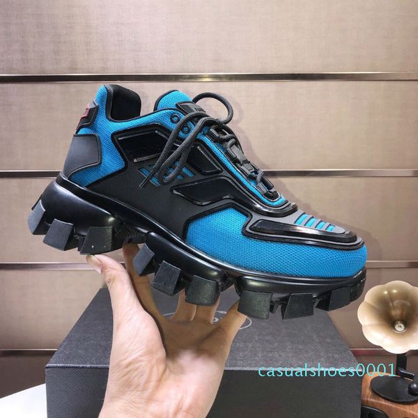 

2020 arrival mens cloudbust thunder knit sneakers luxury designer oversize sneaker light rubber sole 3d trainers womens big size 36-46 c01, Black