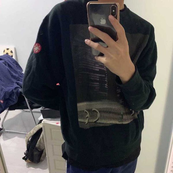 

mens fashion designer nightscape printed women sweatshirts hoodies hip hop ce streetwear male sweatshirt causal pullovers, Black