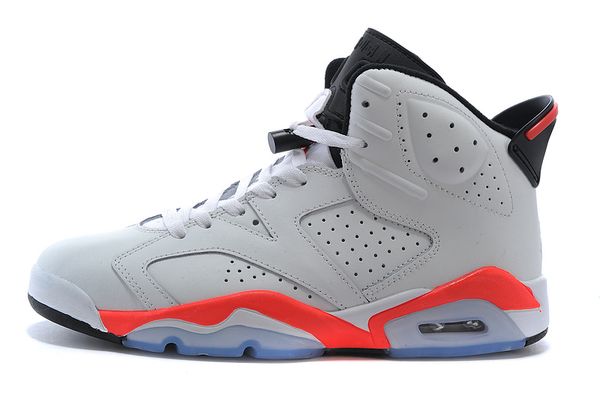 

new bred men 6 retro basketball shoes tinker black cat white infrared red toro mens designer trainer sport sneaker size 41-47