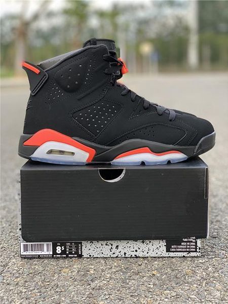 

2019 6s og black infrared code: 384664-060 mens basketball shoes with box 6s sneaker trainer wholesale quality
