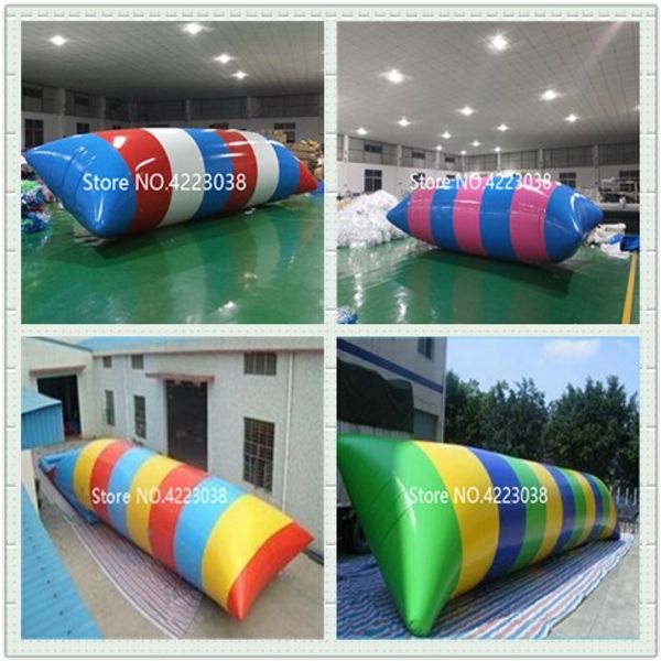 Di trasporto 9 * 3m trampolino gonfiabile Inflatabler Acqua Blob Salto di acqua trampolino di acqua con una pompa di Blob