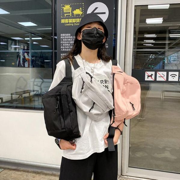 

Ins Fashion Women Waist Bag Nylon Large Capacity Man Chest Bag Shoulder Bags Crossbody Totes