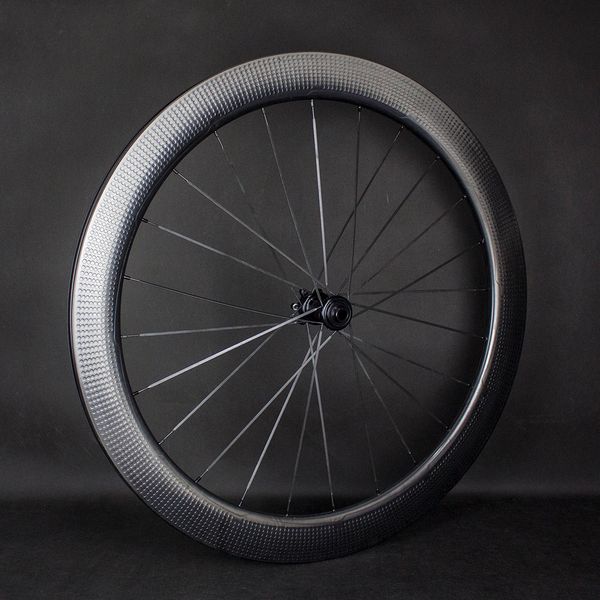 

N w road di c brake dimple carbon rim 45 58mm tubele road bike carbon rim 700c road bike