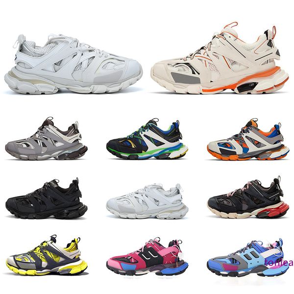 

2020 paris triple s track 3.0 platform men women casual shoes triple black white grey yellow sports sneakers mens trainers size 36-45
