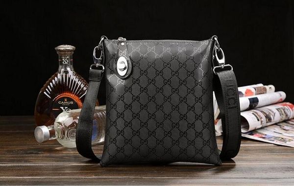 

2019 new fa hion men 039 pu leather houlder bag male black ca ual me enger bag bu ine u e cro body bag