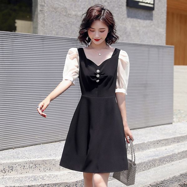 

сшивание сетки пузыря рукав v-образный вырез тонких со средним и длинным женской одеждой сшивания сетки пузыря рукав v-образный вырез тонких, White