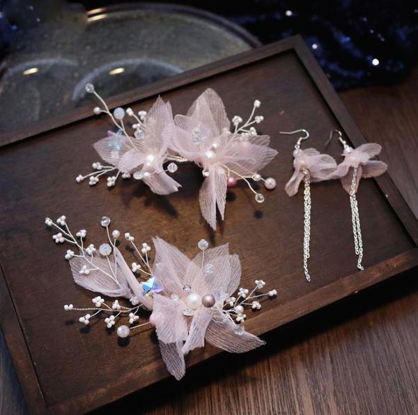 

2019 new bridal headdress wedding dress, Silver
