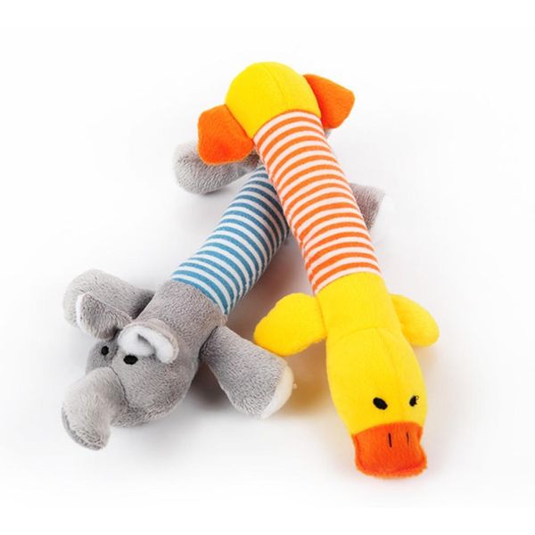 

dog pet puppy plush sound dog toys pet puppy chew squeaker squeaky plush sound duck pig & elephant toys