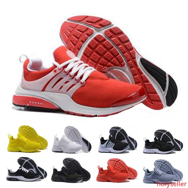 

2019 new designer shoe presto running shoes white black khaki men womens outdoor athletic jogging sports sneakers 5.5-11 wholesale ship
