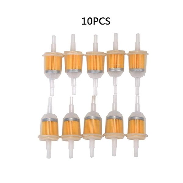 

10pcs universal inline gas/filter 1/4" for lawn mower small engine auto accessories motorcycle accessories oil filt