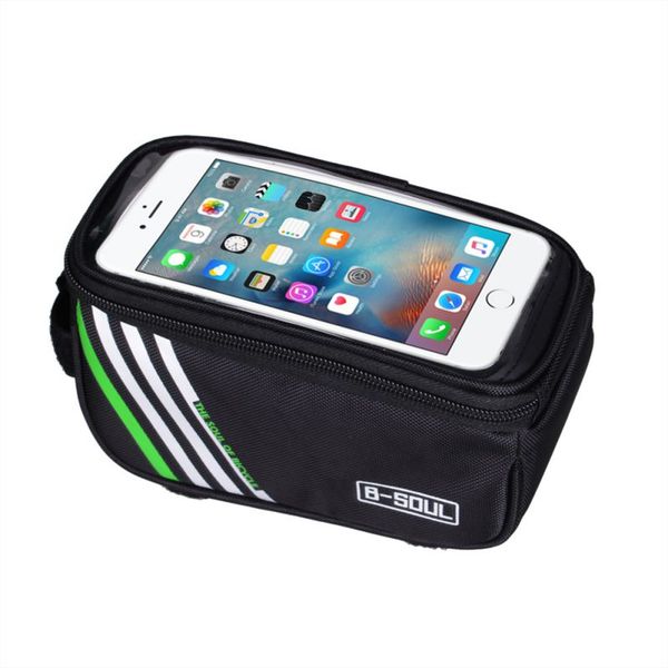 

portable bicycle bag frame front head tube waterproof&touchscreen 1.5l bike bag for cycling accessories