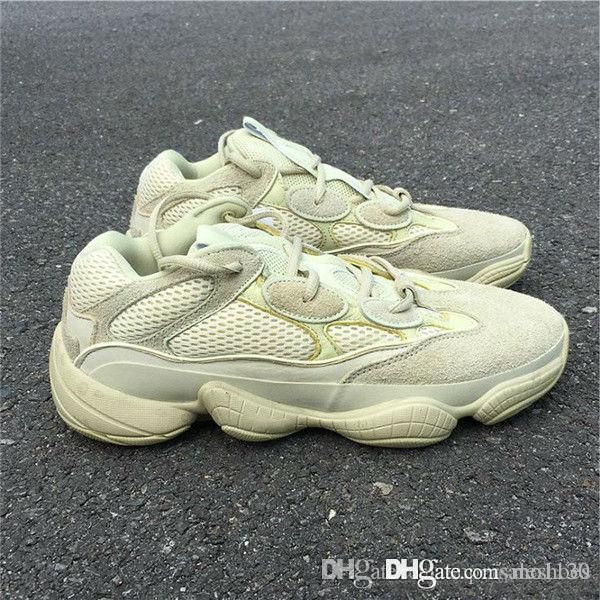 

top оптовая soft зрение 500 stone обувь des chaussures женщин mens kanye дизайнер bone white desert rat бег кроссовки черные румяна спорт