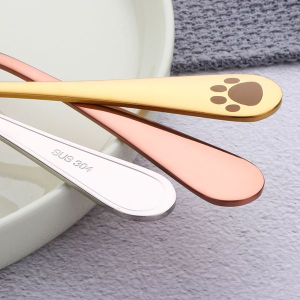 

1pc children fork food grade stainless steel forks gold for fruit salad small round handle dinnerware useful kids eating tools