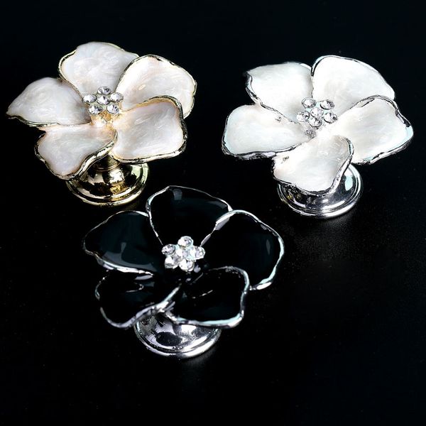 2020 Fashion Luxury Crystal Knob Drawer Shoe Cabinet Pull Gold