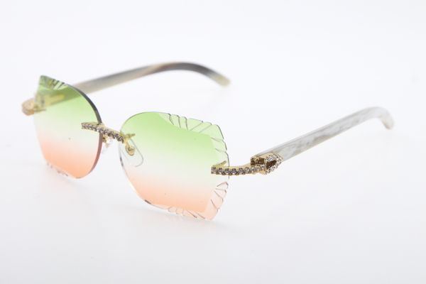 

фабрика оптовая большие камни rimless 3524012 белый подлинная рог буффало хорн солнцезащитной лучшие солнцезащитные очки высокого качества с, White;black