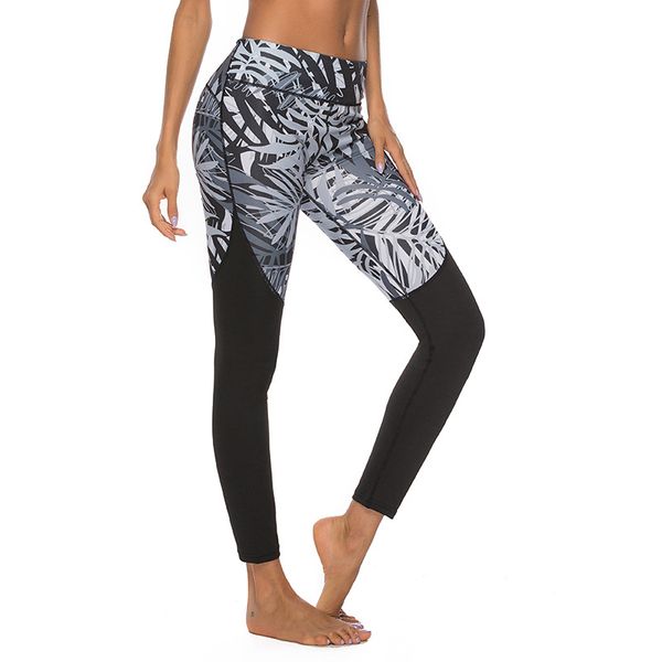 

women yoga pants print lifting hips slim fit breathable fast dry casual sports pants smn88, White;red