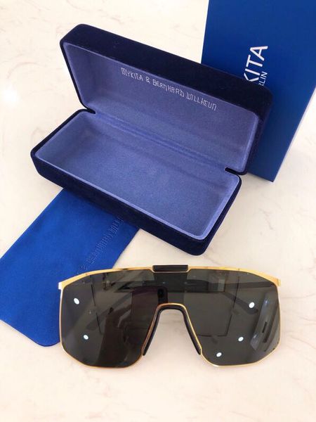 

designer sunglasses 2019 new men's anti-ultraviolet sun-shading glasses rimless luxury jewelry outdoor vacation travel eye one-piece bl, White;black