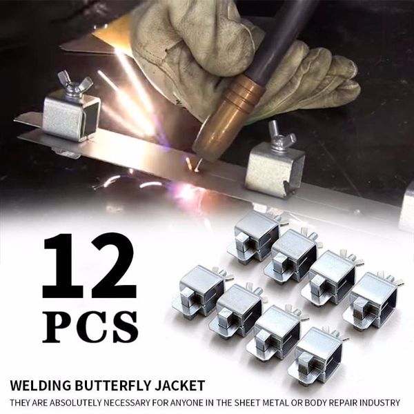 

12pcs silver buwelding clamps weld sheet metal auto car door skin body panel fender new arrivals