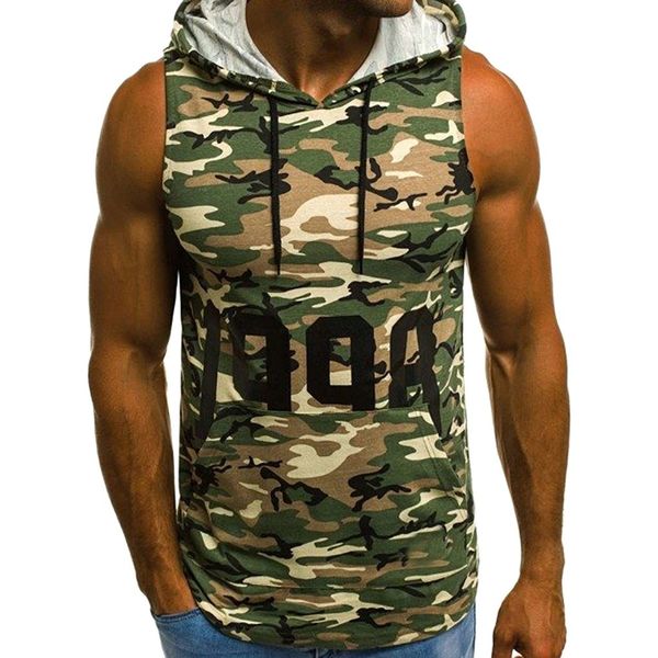 

cotton fabric men summer new camouflage hat vest fashionable blouses personality cap casual comfortable sport men w0627, White;black