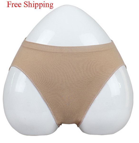 

lady girl skin color seamless panties soft ballet dance underwear, Black;red