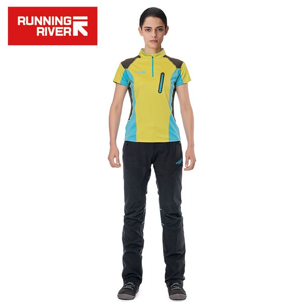 

running river brand 2020 pants for women zipper quick drying pants outdoor sports #t5585n, Black;green