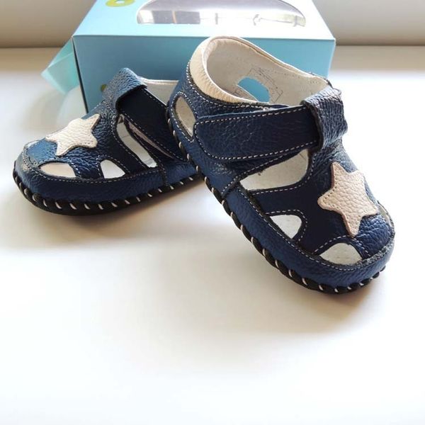 

2019 omn brand new genuine leather baby boys summer soft sole infant toddler shoes first walkers breathable bebe clogs y190529, Black;red