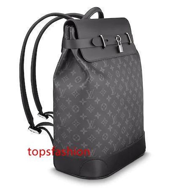 

m44052 steamer backpack fashion men backpacks fashion shows oxidized leather business bags handbags totes messenger bags
