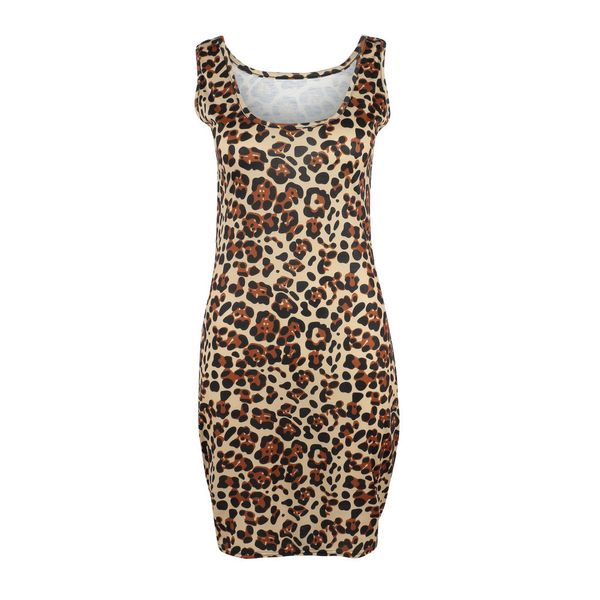 

women clothing summer dresses square collar pocket wraped leopard dresses, Black;gray