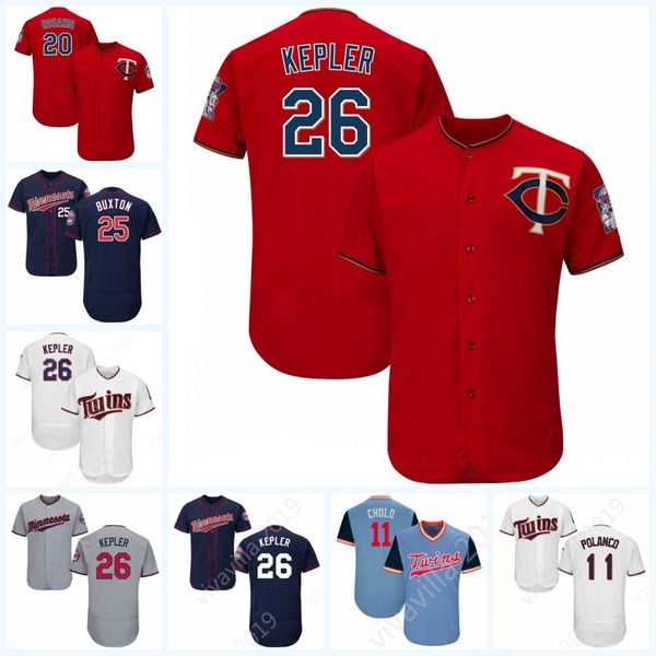 

Mens WOMENS Youth Minnesota 26 Max Kepler 22 Miguel Sano 20 Eddie Rosario 25 Byron Buxton Tyler Duffey Logan Morrison Twins Baseball Jersey