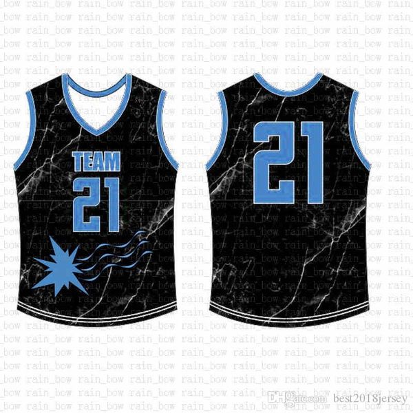 2019 Novo Custom Basketball Jersey Alta Qualidade Mens Frete Grátis Bordado Logos 100% Costura Top Venda A1722 UUJ