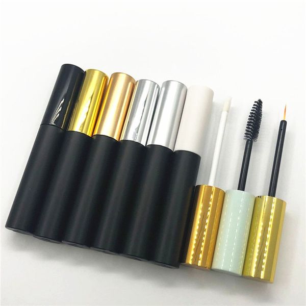 10 ml leere Lipgloss-Röhre, DIY-Kunststoff-Behälter für flüssigen Lippenstift in Schwarz, Damen-Schönheits-Make-up-Werkzeuge, schneller Versand F1881