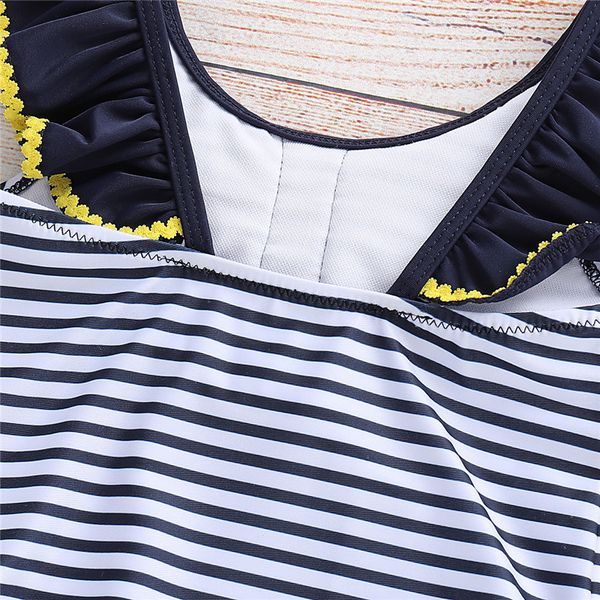 

summer kid girls swimsuit 2019 new arrival striped swimming costume children beach holiday swimwear for 1-5years bathing suit