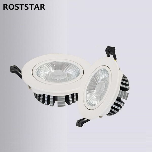 

thin dimmable led downlight cob ceiling spot light 5w/7w/10w/15w/20w ceiling recessed lights indoor lighting ac 85~265v/ac110v/ac220v