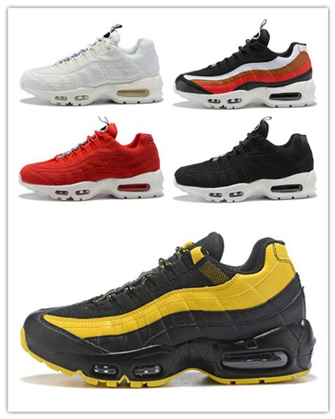 

chaussures 95essteng running shoes sports sneakers new mens womens classic black red white sports trainer surface cushion breathable 36-45