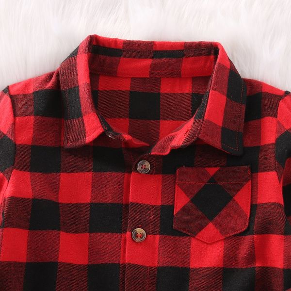 

2018 spring summet plaids checks blouse baby kids boys girls long sleeve striped shirt clothes outfit, White;black