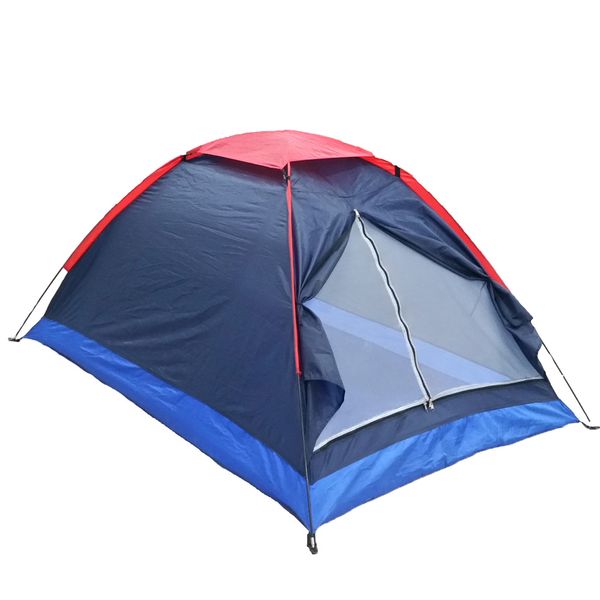

summer tent 2 persons tourist single layer windproof waterproof pu1000mm camping tent with bag tienda de acampar tente carpas
