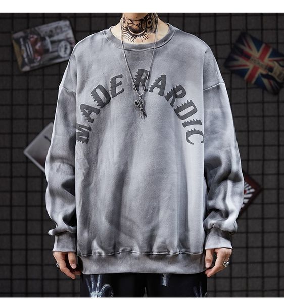 

oversire luxury kanye hoodie hip hop for men women designer rapper casual fashion winter black thick pullover