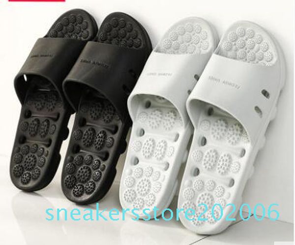 

2018 371 8 yellow black blue indorr men slipper lightweight men shoes solid color big size s06