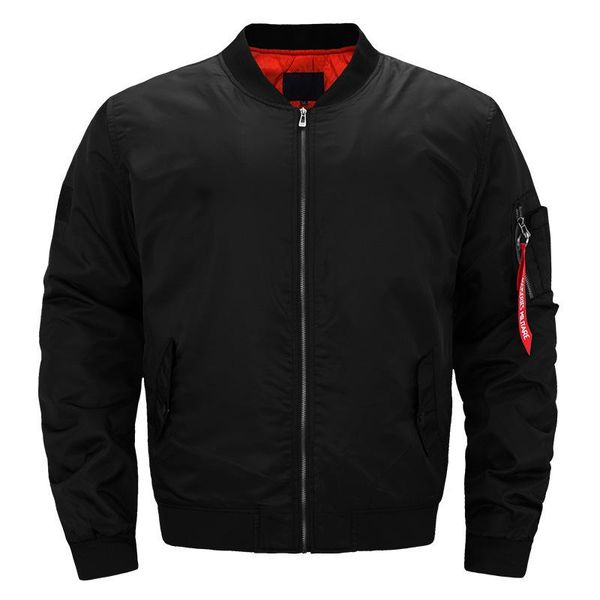 

wholesale 2018 fashion rib bottom pendulum mens designer jackets pocket decoration ma1 pilot jackets youthful popularity face jackets men, Black;brown