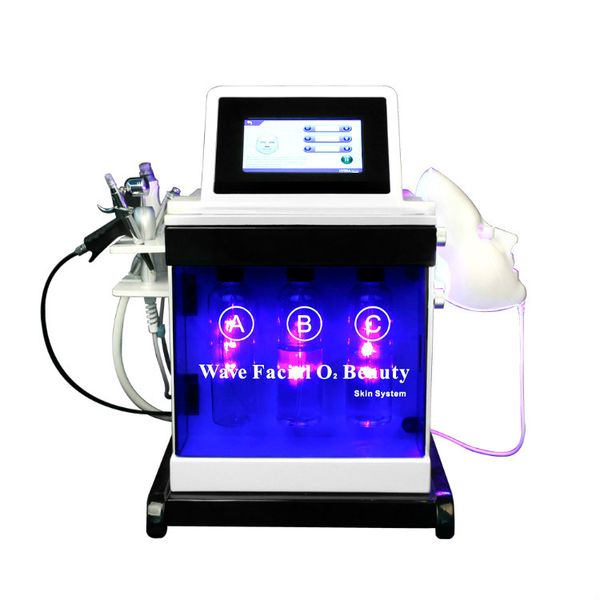 

5 in 1 hydrafacial microdermabrasion bipolar rf bio-lifting spa facial aqua facial cleaning hydro peel machine water peeling dermabrasion