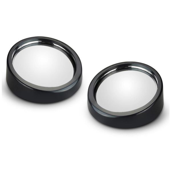 

1 pair car vehicle blind spot mirror rear view mirrors hd convex glass 360 degree adjustable mirror rotation large mirror surface - black