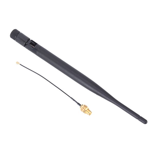 

wifi antenna set for intel ac 9260 9560 8265 8260 7265 7260 ngff m.2 card 6dbi m.2 ipex mhf4 u.fl cable to rp-sma