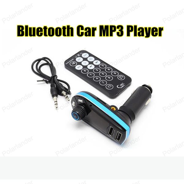 

new smartphone bluetoothmp3 player handscar kit dual usb charger fm transmitter handswith micro sd/tf card reader
