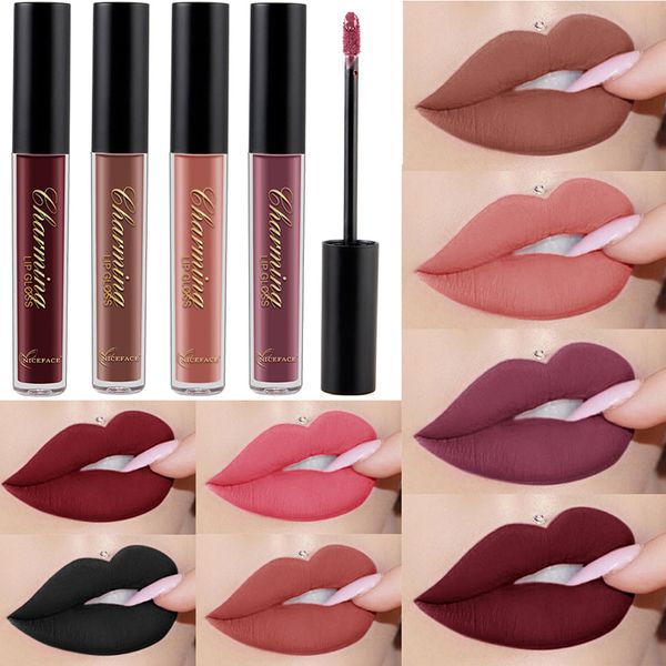 

lipstick women long lasting waterproof matte lip gloss beauty makeup 12 colors