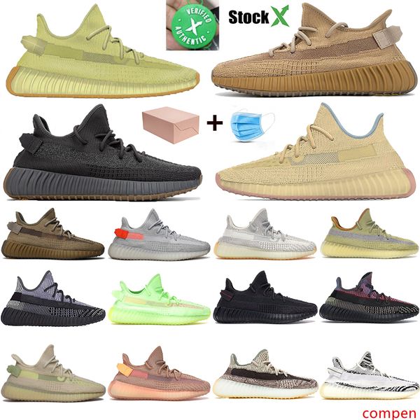 

сток x зола светоотражающая пустыня шалфей земля сера zyon кроссовки kanye west v2 кроссовки yeshaya marsh clay мужчины женщины дизайнерские