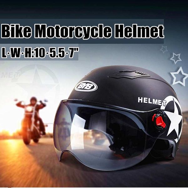 

bike motorcycle half face helmet sunscreen ultraviolet-proof protective protective gears motorcycle accessories
